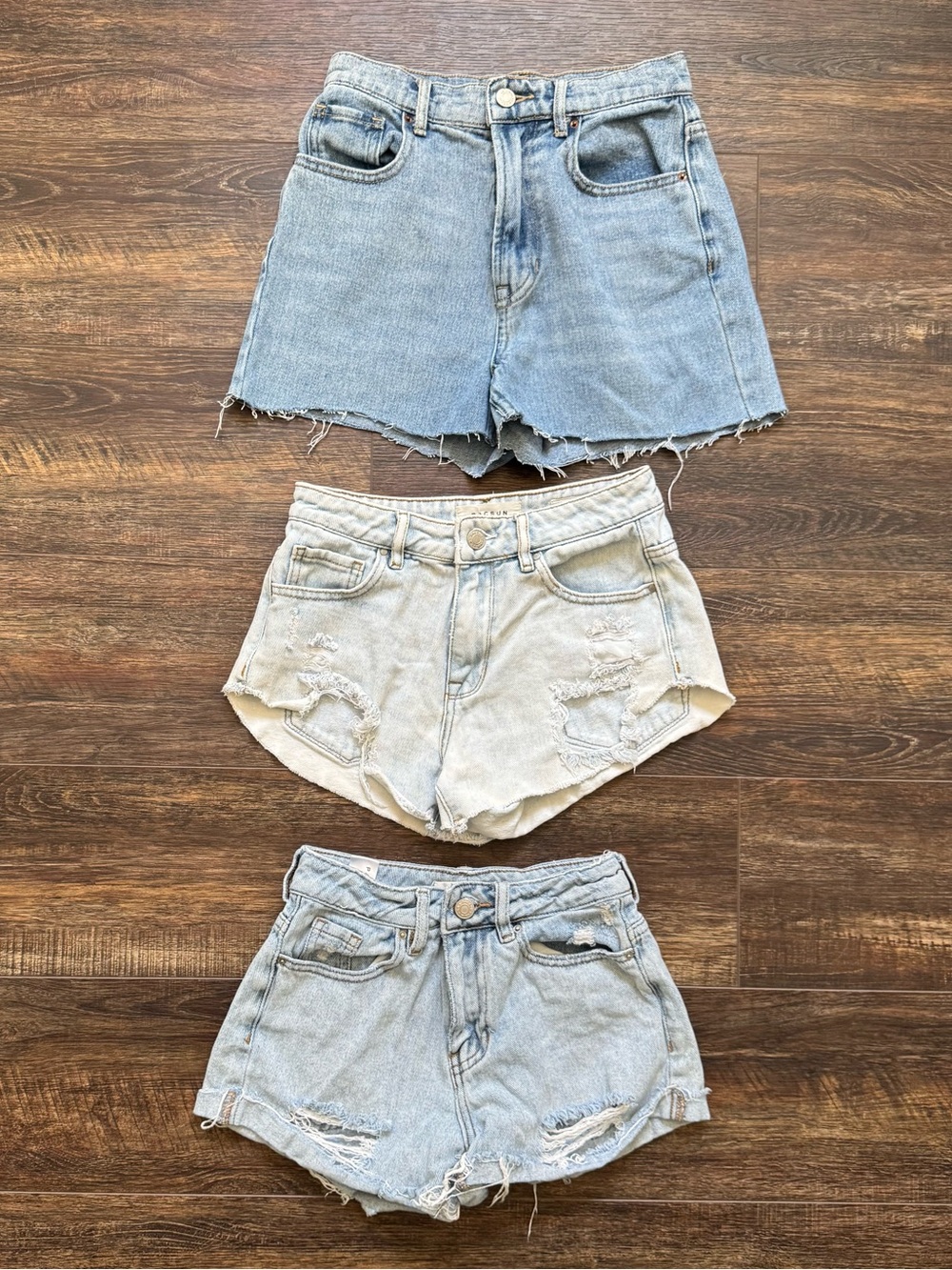 Lot 3 PACSUN Jean shorts 22 23